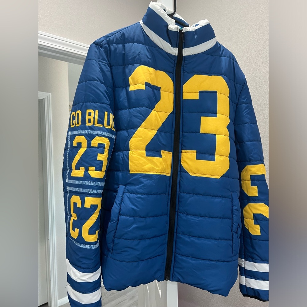 Custom Michigan Football Championship Puffer Jacket